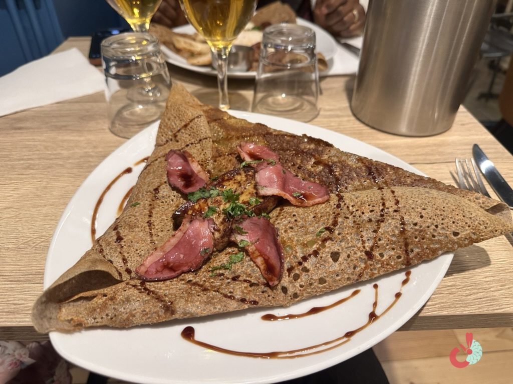 Crêpe au foie gras